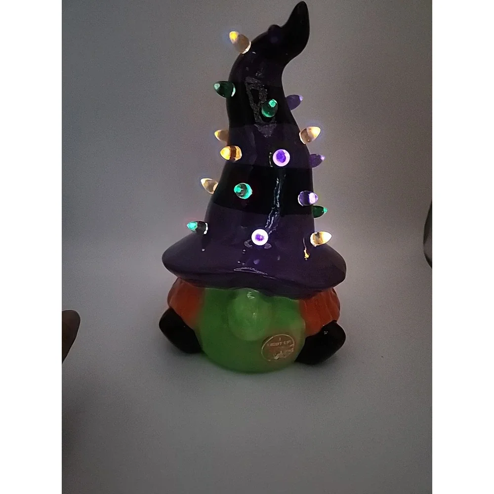Mr. Christmas Halloween Witch Gnome 10